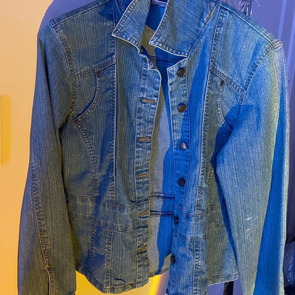 Retro button up Jean Jacket